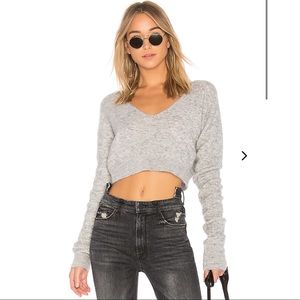 Lovers + Friends x Revolve Cropped Mohair Sweater